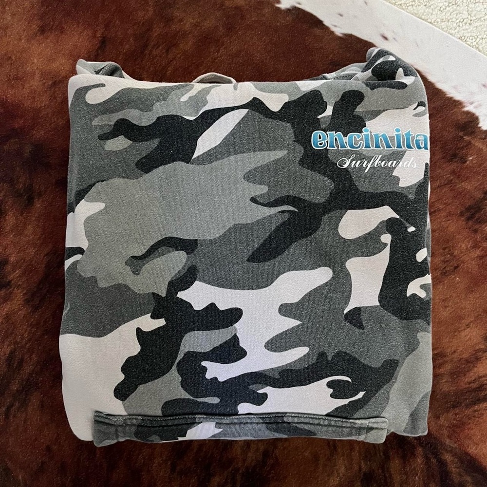 Encinitas Surfing Camo Hoodie